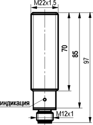 Габариты ISB AC62A-02G-7E-LS27